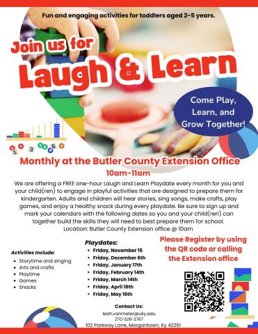 Laugh and Learn Flyer